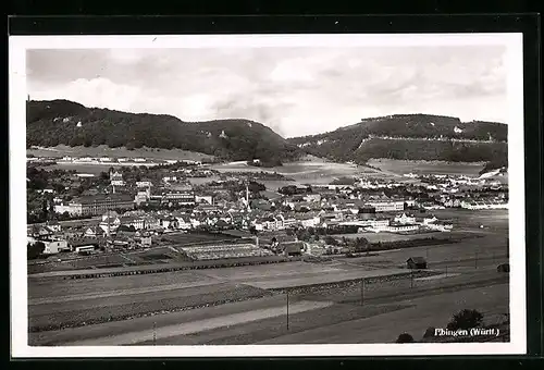 AK Ebingen /Württ., Gesamtansicht aus der Vogelschau
