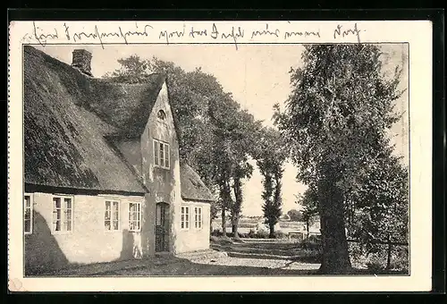 AK Wyk /Föhr, Nordseesanatorium Dr. med. Gmelin am Südstrand, Friesenhaus