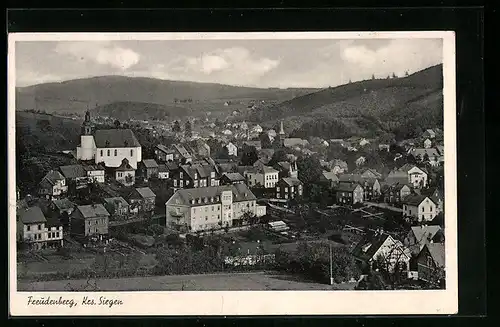 AK Freudenberg Krs. Siegen, Blick auf die Kirche