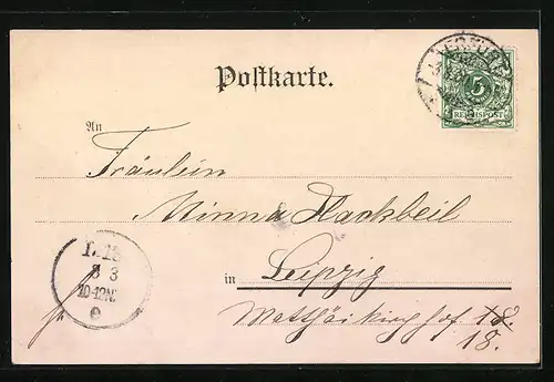 Künstler-AK Keilhau, Hotel Schwarzenshof am Uhufelsen