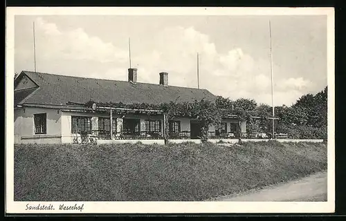 AK Sandstedt, Gasthaus Weserhof