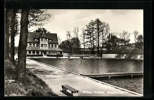 AK Wilkau-Hasslau, Partie im Sommerbad