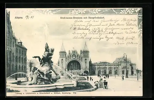 AK Hamburg-Altona, Stuhlmannbrunnen