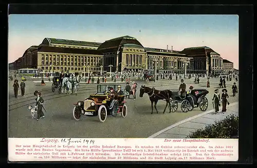 AK Leipzig, der neue Hauptbahnhof