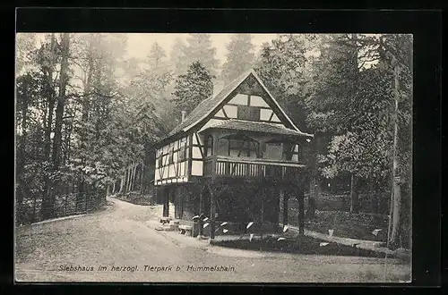 AK Hummelshain, Siebshaus im herzogl. Tierpark