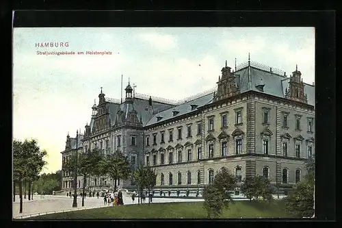 AK Hamburg-Neustadt, Strafjustizgebäude am Holstenplatz