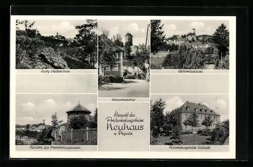 AK Neuhaus a. Pegnitz, Posterholungsheim, Burg Veldenstein