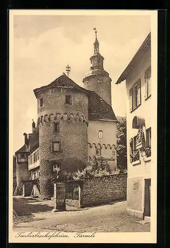 AK Tauberbischofsheim, Blick auf das Türmle