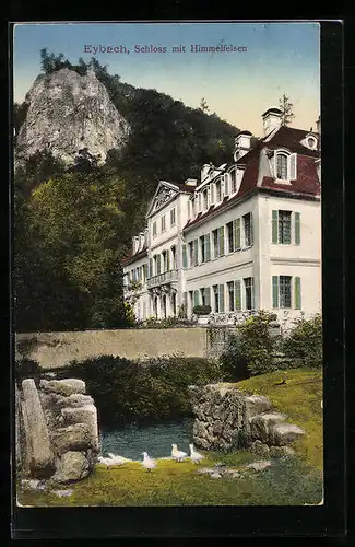 AK Eybach, Schloss mit Himmelfelsen