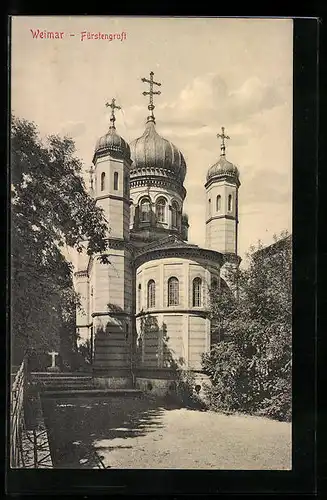 AK Weimar, Blick auf die Fürstengruft