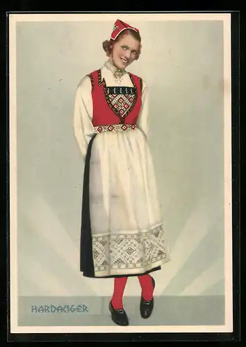 AK Hardanger, Norwegische Tracht