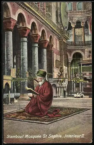 AK Constantinople, Intèrieur de Ste. Sophie