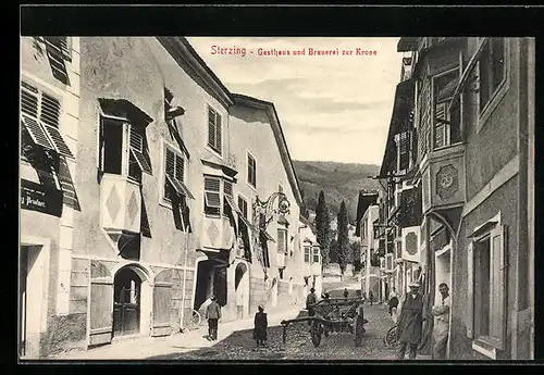 AK Sterzing in Tirol. Gasthaus und Brauerei zur Korne