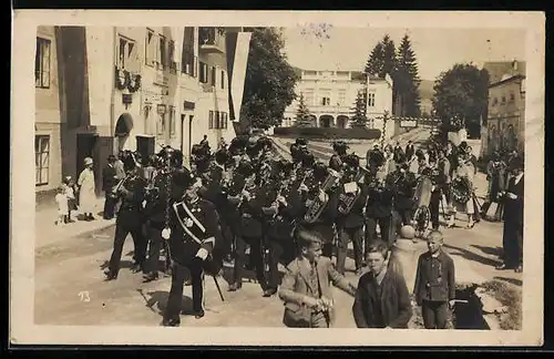 AK Haslach, Heimatfest 1927, Parade