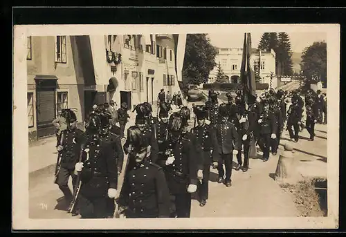 AK Haslach, Heimatfest 1927, Parade