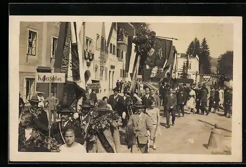 AK Haslach, Festumzug beim Heimatfest 1927