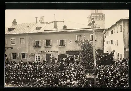 AK Haslach, Versammlung am Marktplatz