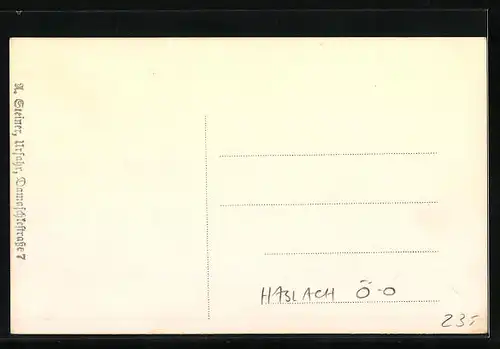 AK Haslach, Versammlung am Marktplatz