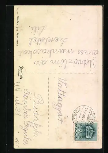 AK Köröstarcsa, Petnehazy-villa, Sprenyi Jozsef füszerkereskedese, Reformatus iskola