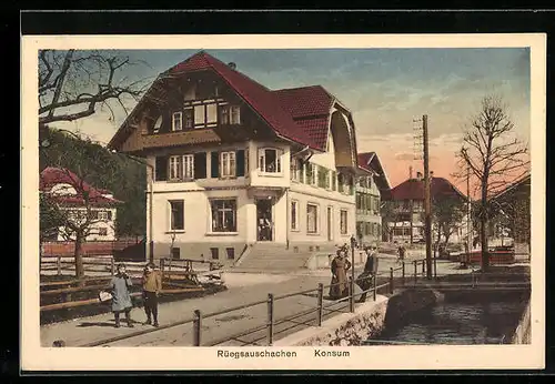 AK Rüegsauschachen, Strassenpartie am Konsum