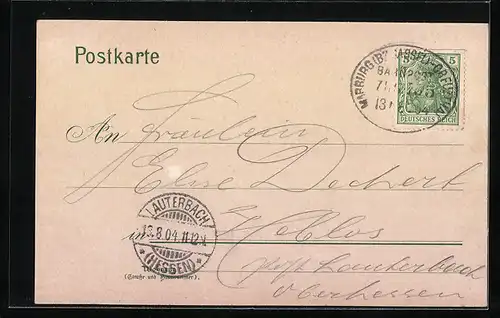 AK Junge Frauen in hessischer Tracht