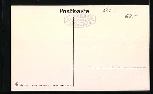 AK Männer in Odenwälder Volkstracht