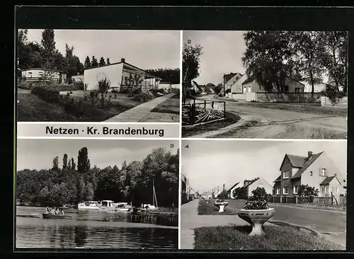 AK Netzen / Brandenburg, Bungalowsiedlung, Mühlenstrasse, Netzener See, Lehniner Strasse