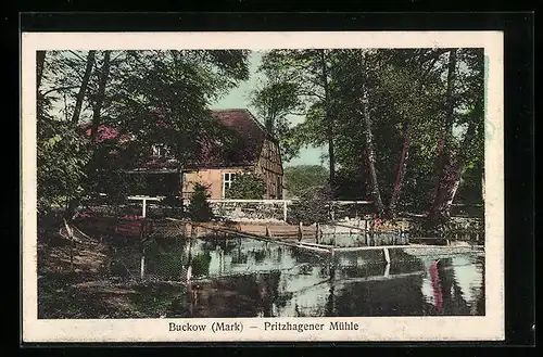 AK Buckow / Mark, Pritzhagener Mühle