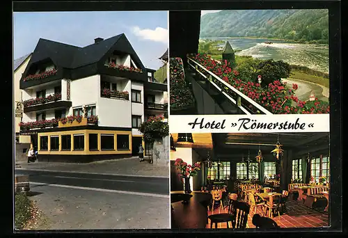 AK Ediger-Eller, Hotel-Pension Römerstube, Moselweinstrasse 9