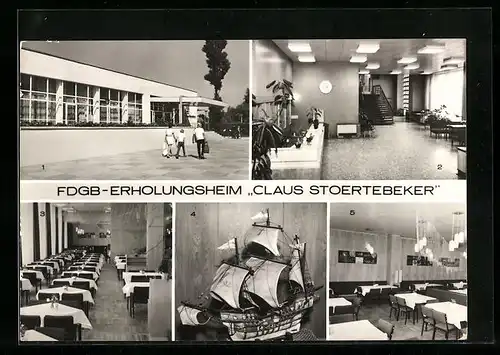 AK Zingst / Ostsee, FDGB-Erholungsheim Claus Stoertebeker