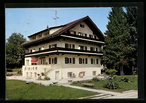 AK Bad Wiessee / Tegernsee, Hotel-Pension Haus Alpina