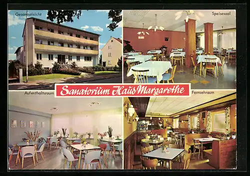 AK Bad Vilbel, Sanatorium Haus Margarethe, Parkstrasse 15-16