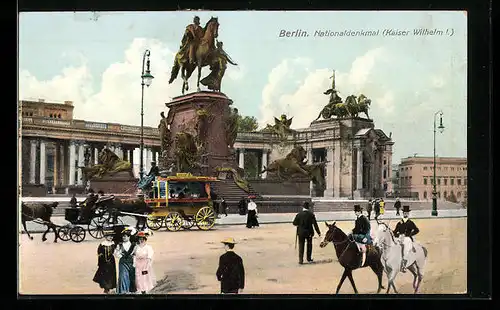 AK Berlin, Nationaldenkmal (Kaiser Wilhelm I.)