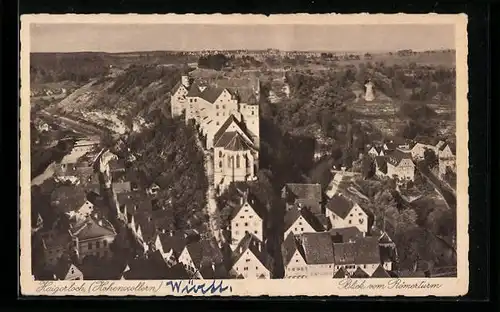 AK Haigerloch / Hohenzollern, Blick vom Römerturm