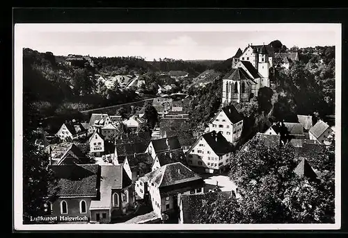 AK Haigerloch / Hohenzollern, Ortsansicht aus der Vogelschau