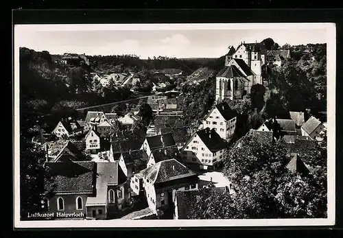 AK Haigerloch / Hohenzollern, Ortsansicht aus der Vogelschau