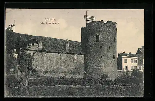 AK Lübeck, Alte Stadtmauer