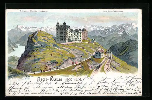 Künstler-AK C. Steinmann Nr. 2070: Rigi-Kulm