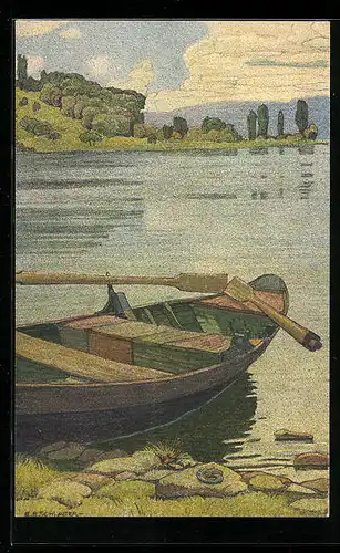 Künstler-AK Ernst E. Schlatter: Partie bei Arenaberg