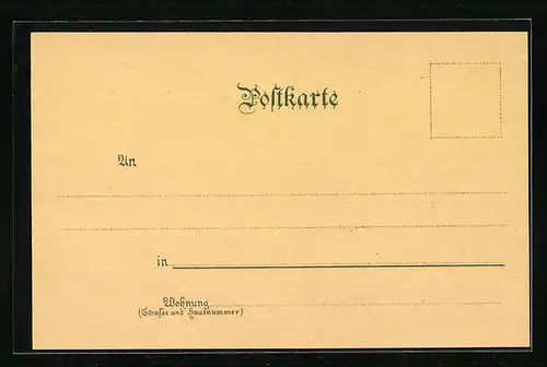 Lithographie Augsburg, Fünfgratturm im Mondschein