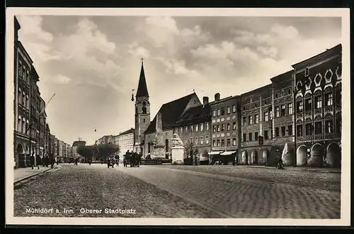 AK Mühldorf a. Inn, Oberer Stadtplatz