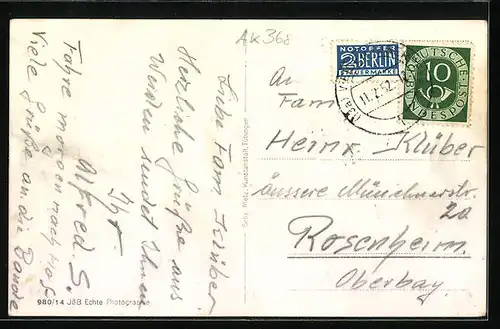 AK Weiden / Bayer. Ostmark, Strassenpartie aus der Vogelschau