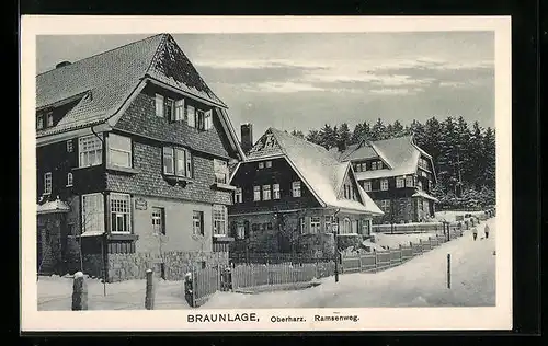 AK Braunlage / Harz, Ramsenweg