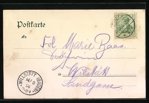 AK Triberg, Ortsansicht aus der Vogelschau