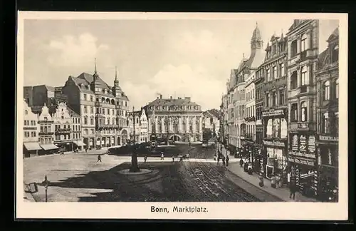 AK Bonn, Marktplatz