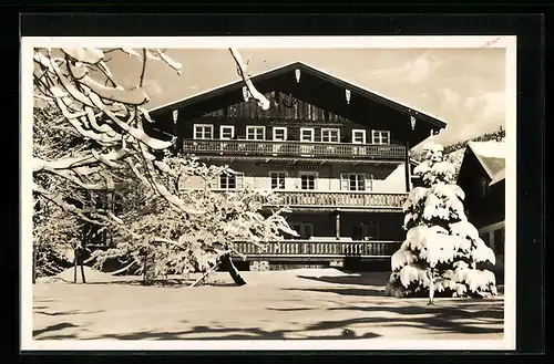 AK Schliersee / Obb., Hotel Haus Seefried