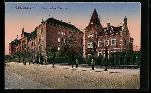 AK Koblenz, Telegraphen-Kaserne
