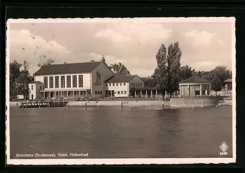 AK Konstanz / Bodensee, Städt. Hallenbad