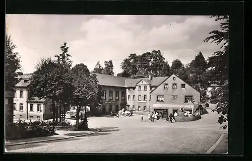 AK Seiffen / Erzgeb., HO-Hotel Buntes Haus