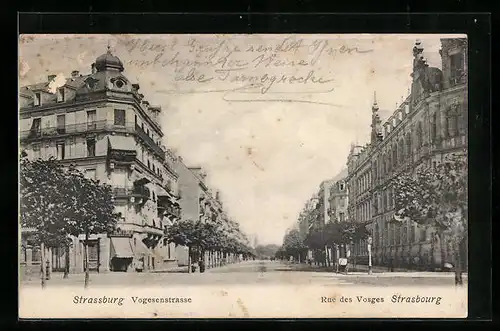 AK Strassburg, Vogesenstrasse